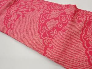 絞り笹に梅模様名古屋帯